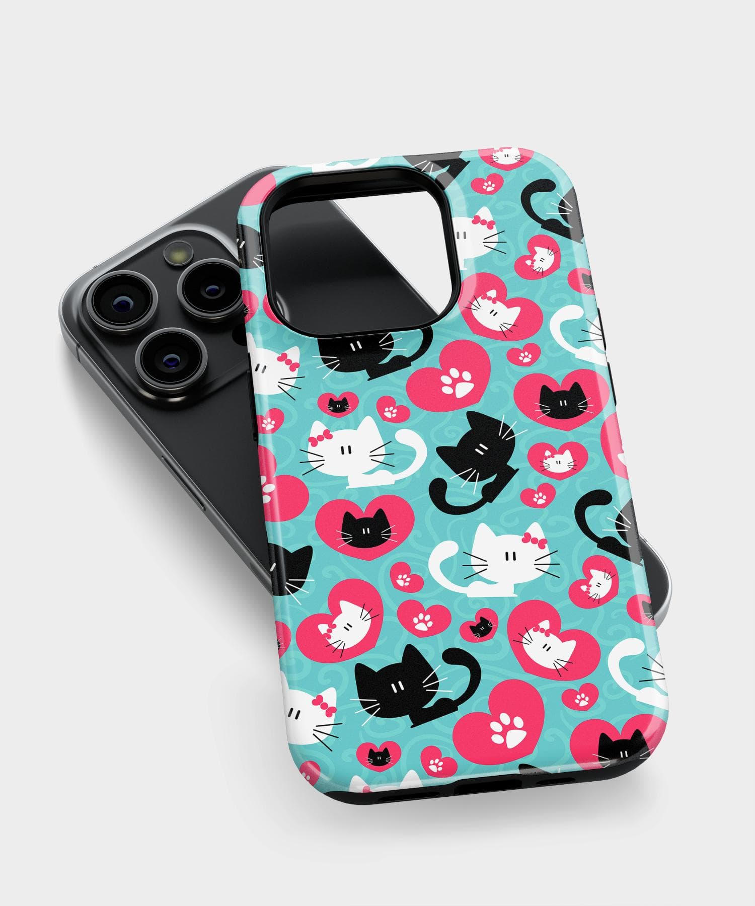 Heart Cat iPhone Case