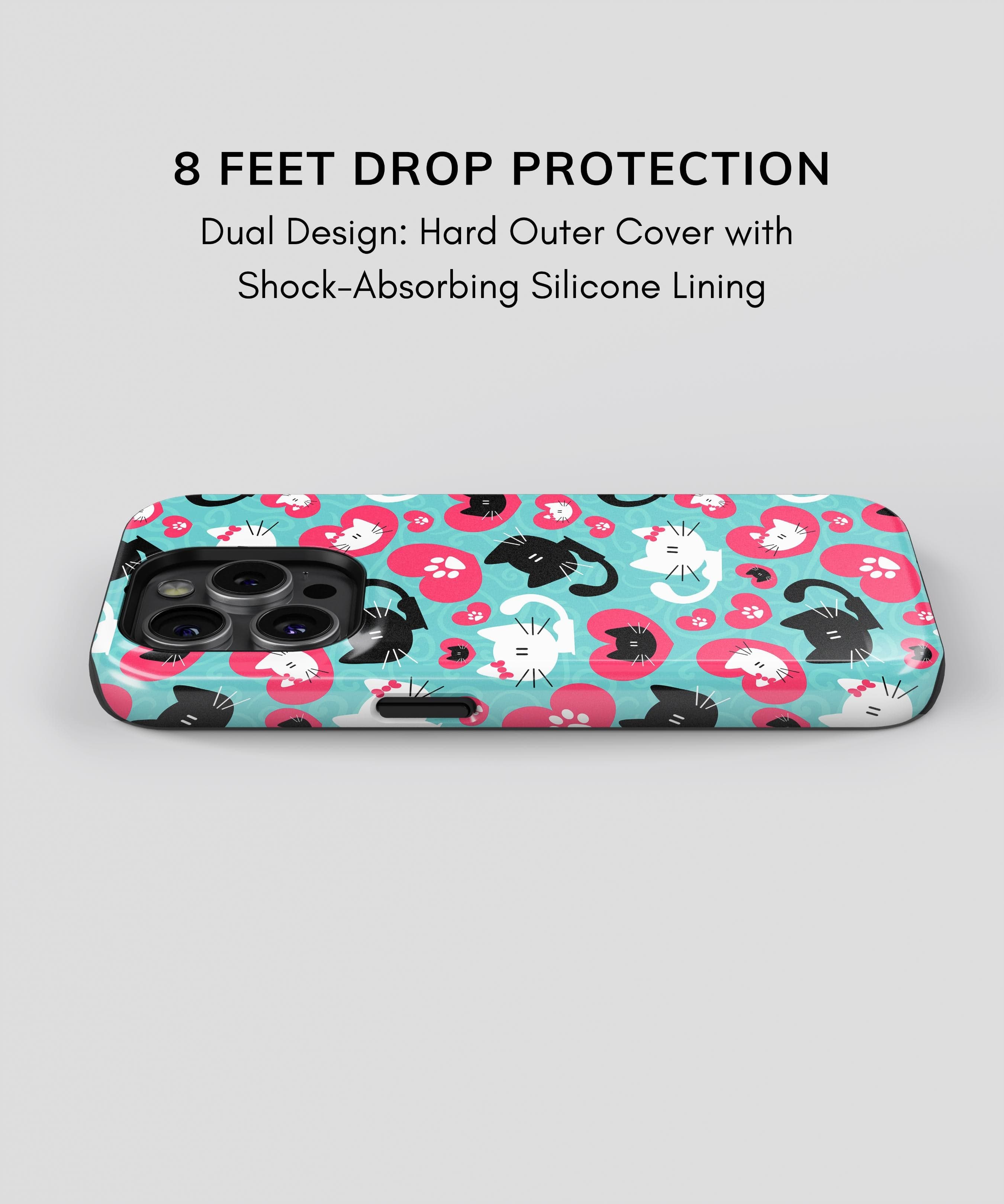 Heart Cat iPhone Case