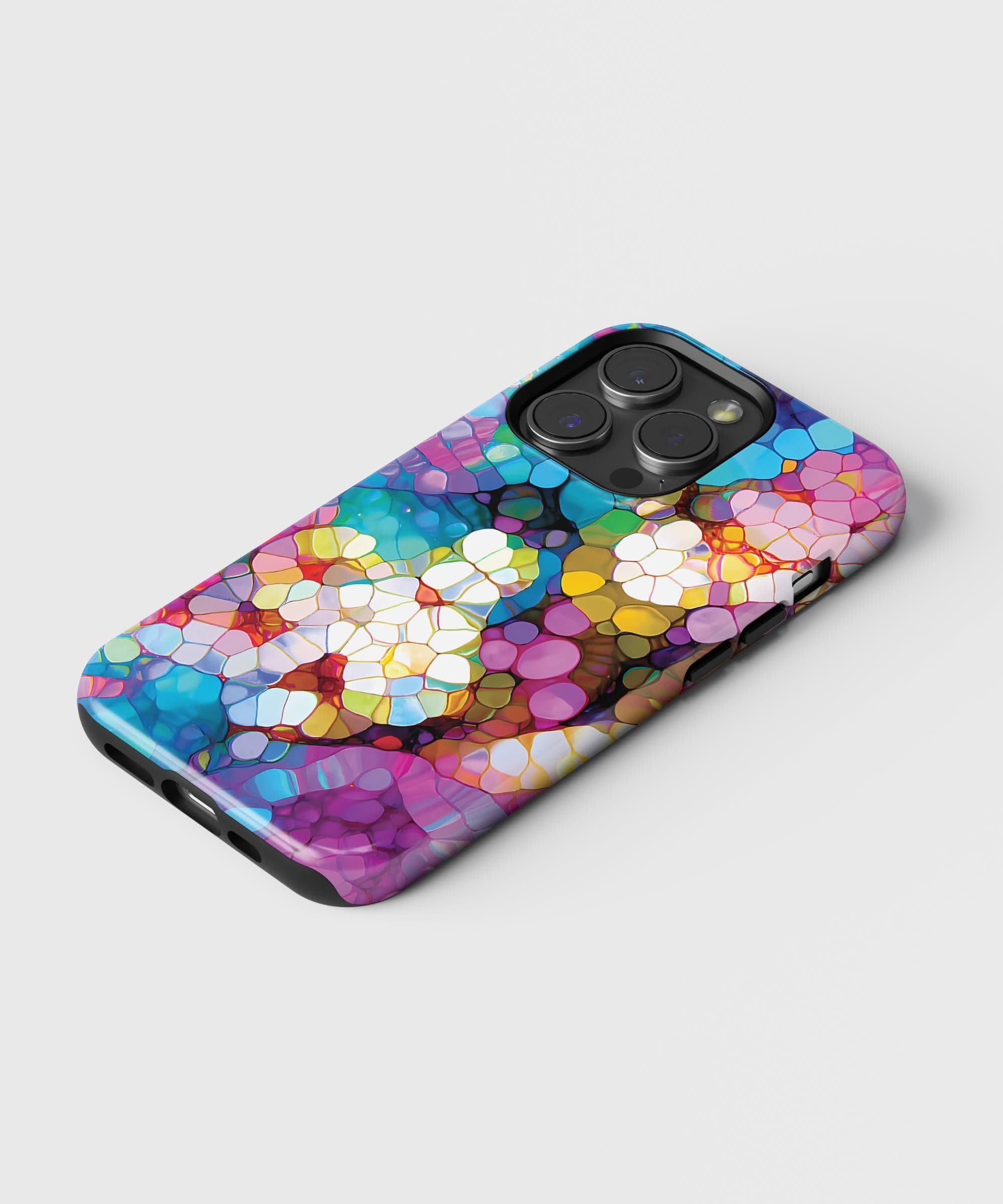 Purple Stone Art - iPhone Case
