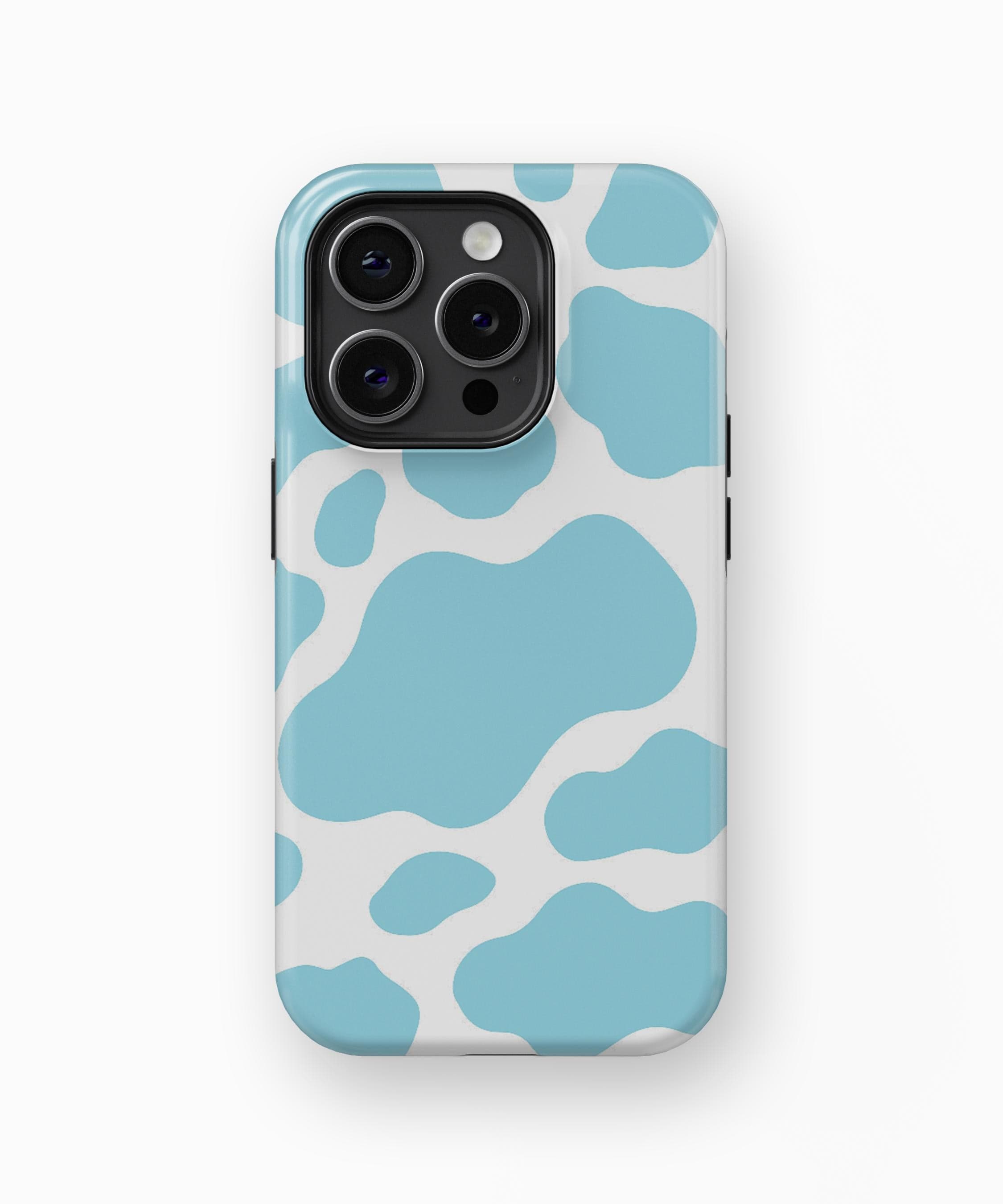 Teal Cow iPhone Case