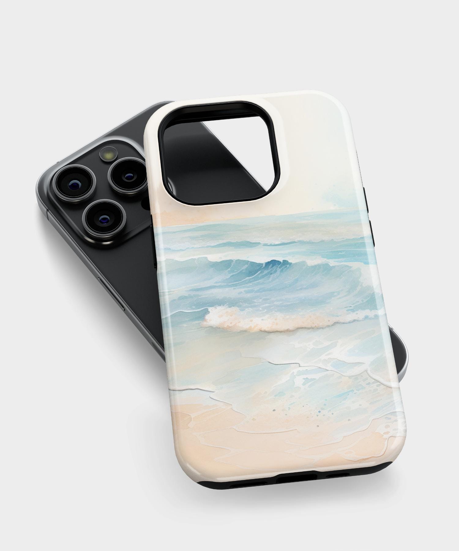Watercolor Beach iPhone Case