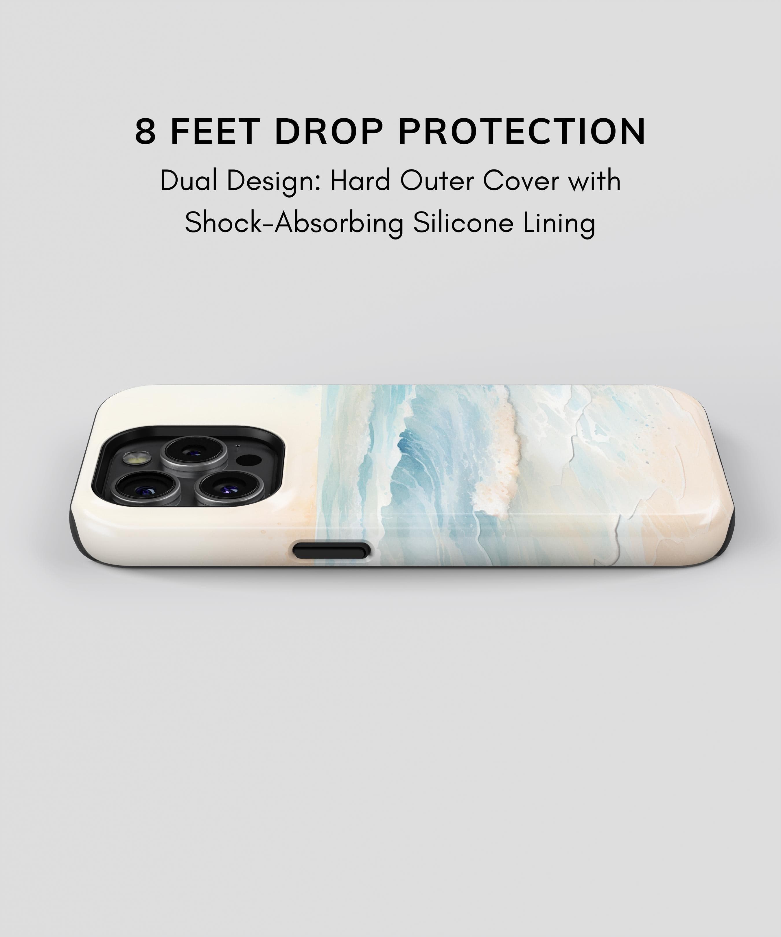 Watercolor Beach iPhone Case