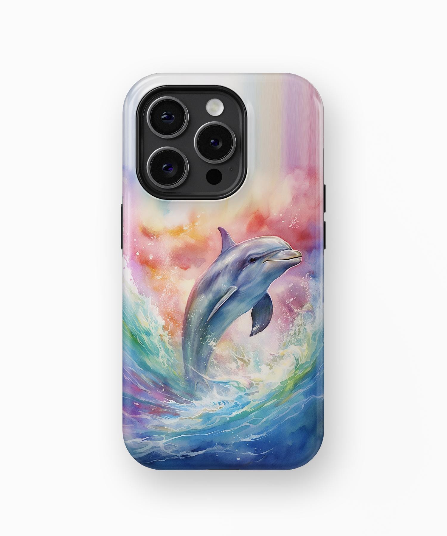 Watercolor Dolphin iPhone Case
