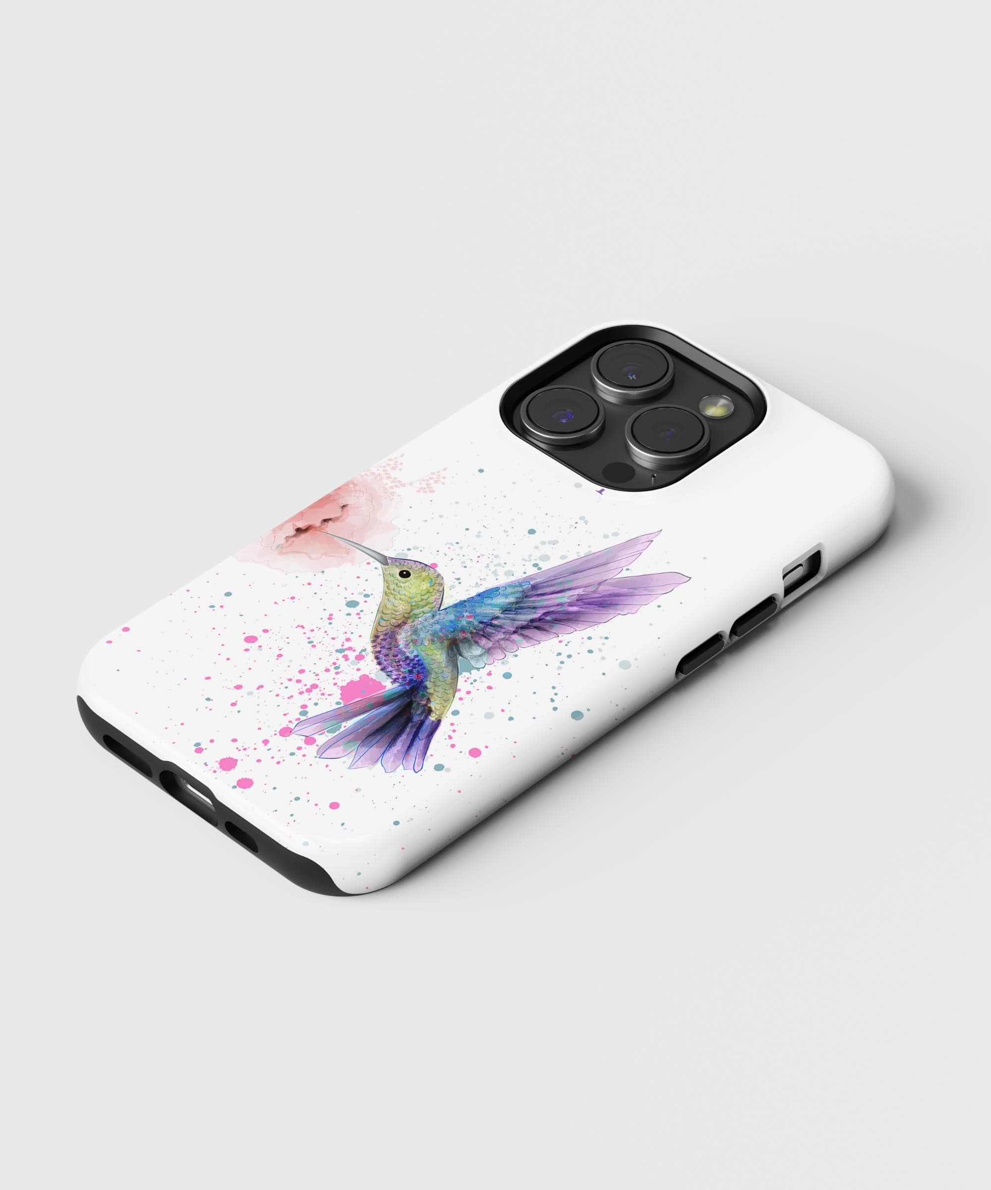 Watercolor Hummingbird iPhone Case