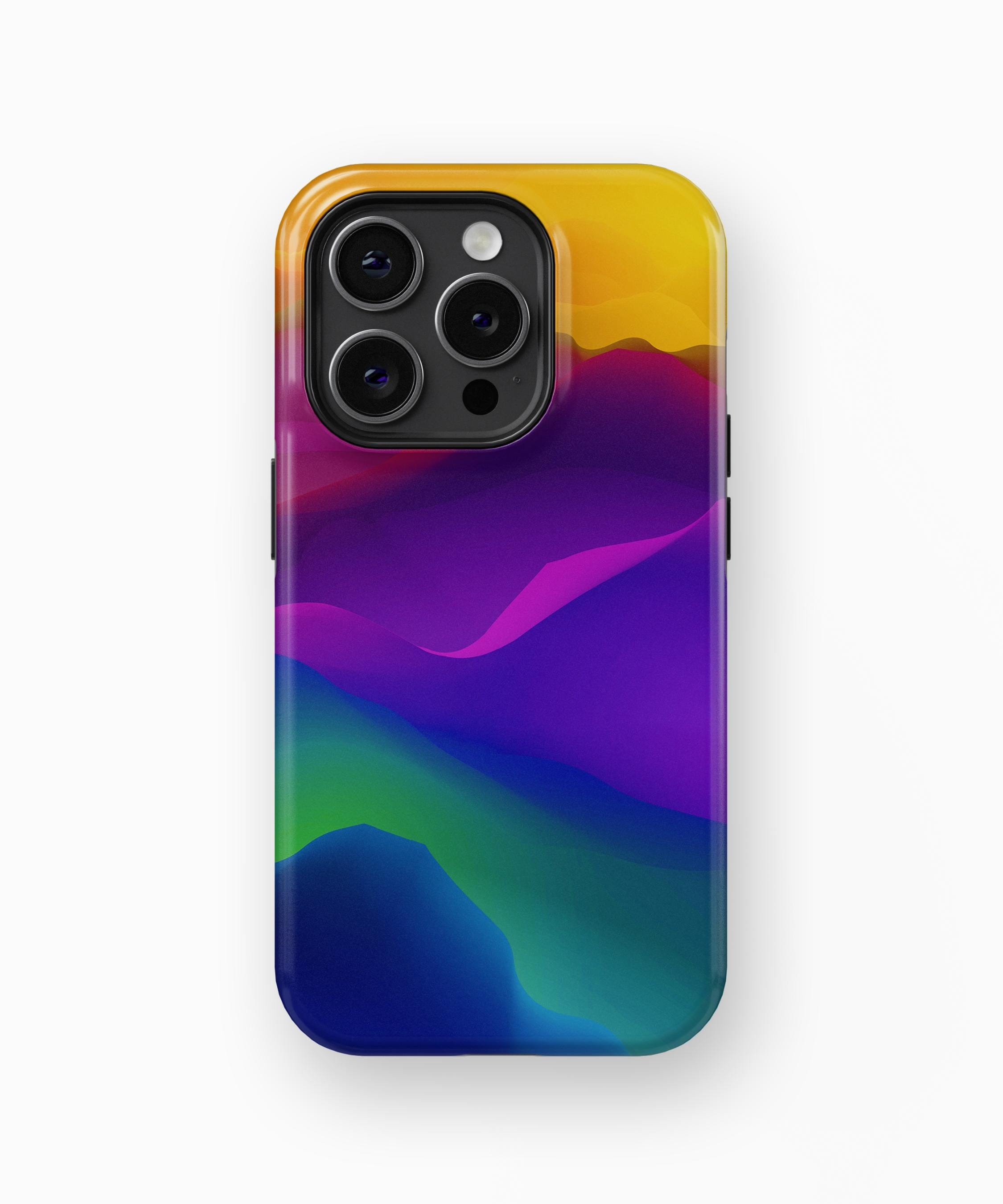 Colorful Mountains - iPhone Case