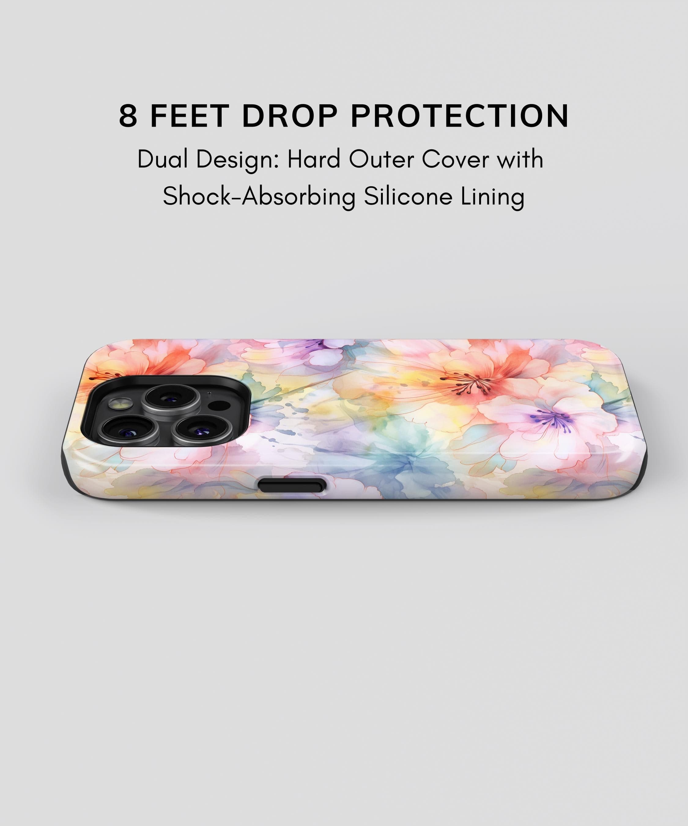 Floral Fusion iPhone Case